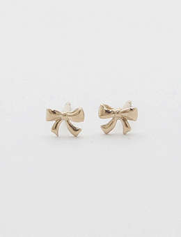 [10K Gold] 쪼꼬미리본 귀걸이